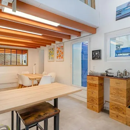 Appartement Duplex 4 Pers. Centre Avec Cour Privee Ensoleillee Marseille